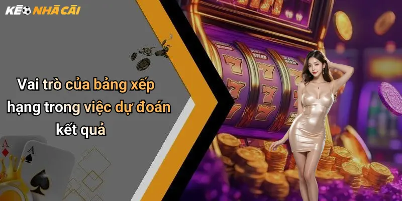 Vai trò của bảng xếp hạng trong việc dự đoán kết quả