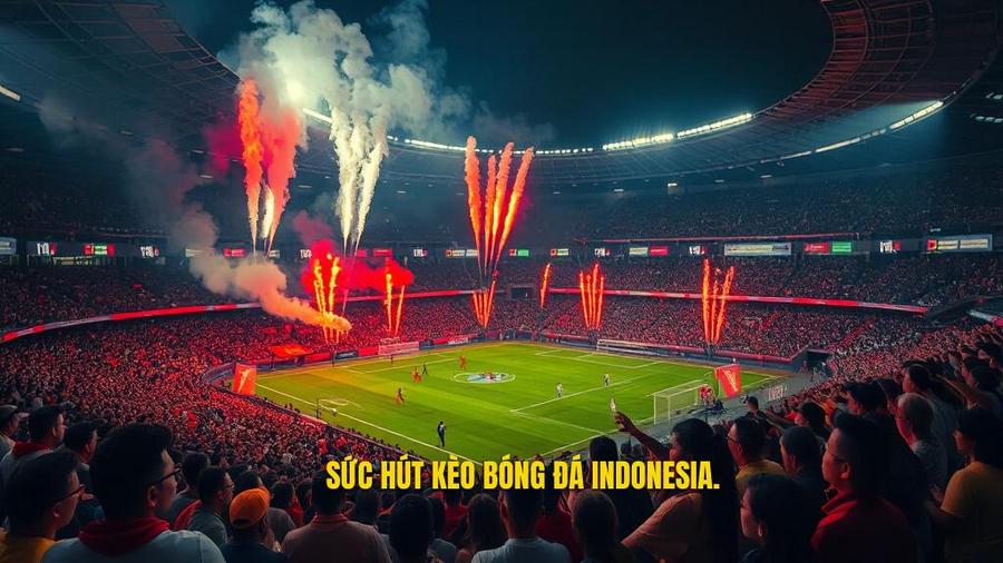 Sức hút khó cưỡng của kèo bóng đá Indonesia hiện nay