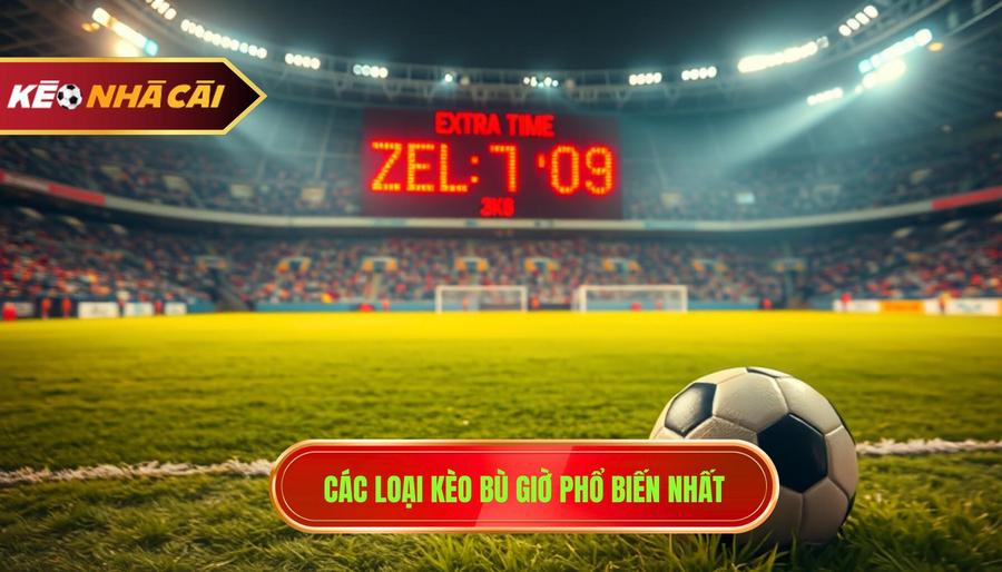 Các loại kèo bù giờ phổ biến nhất